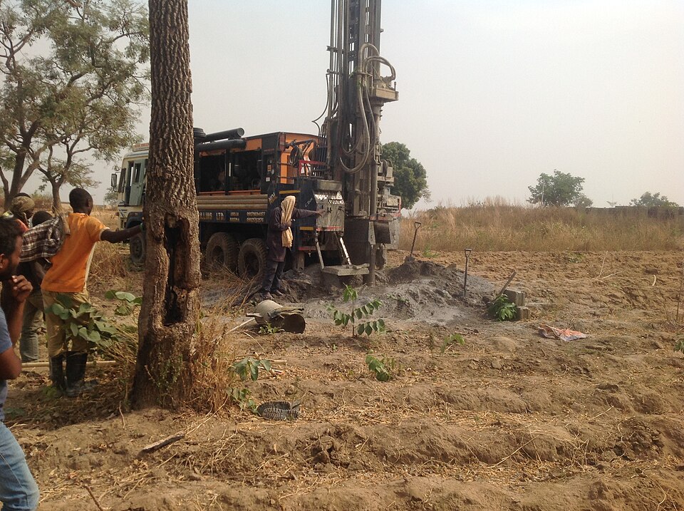 Borehole Drilling service in progress