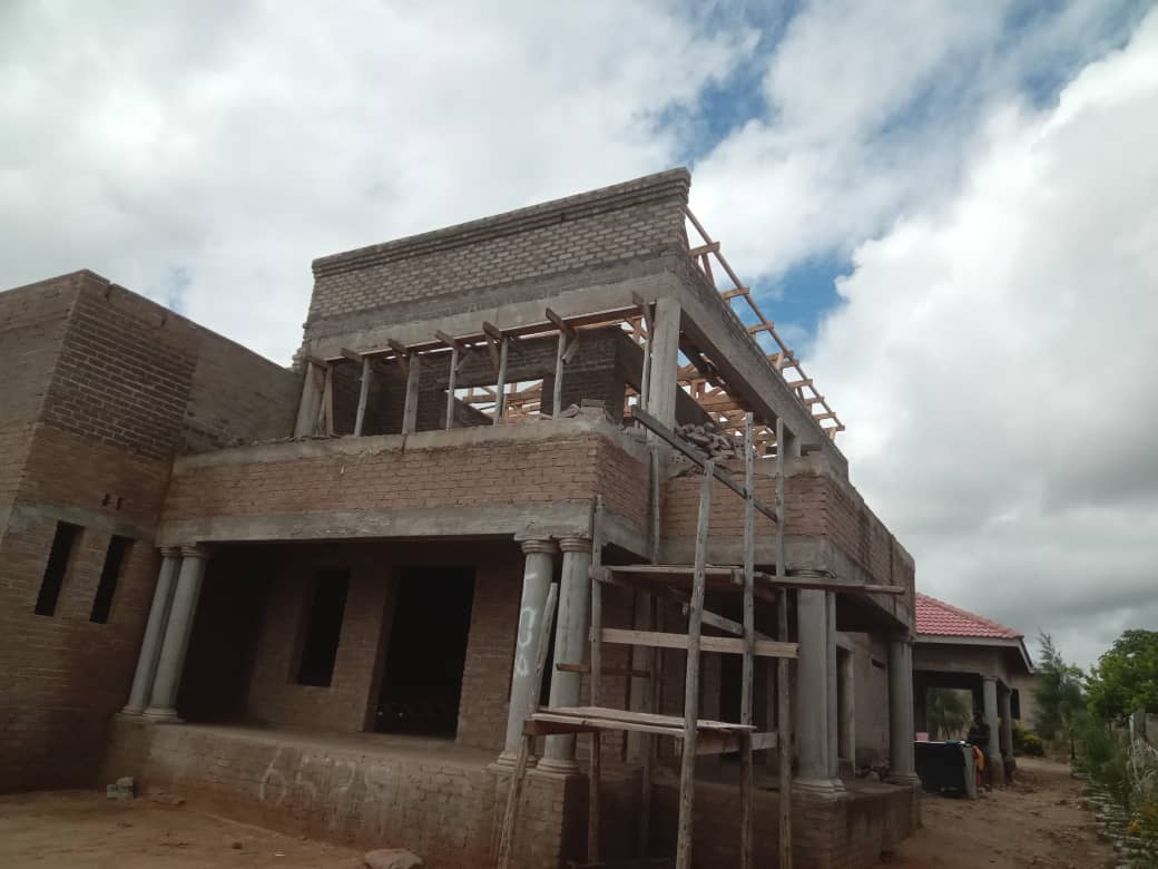 Structural construction in progress