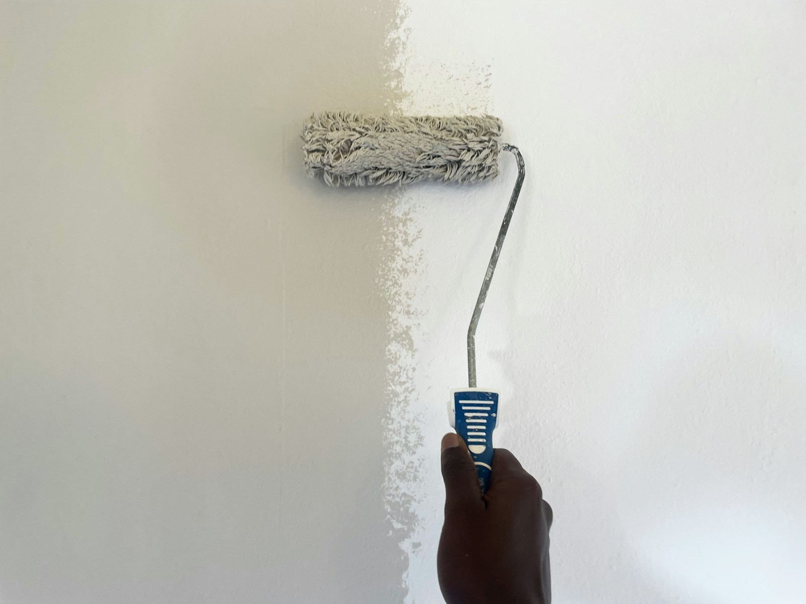 Painting service in progress